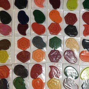 Handcrafted crayons.